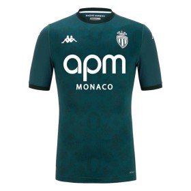 Camisolas AS Monaco Criança 2º Equipamento Alternativa 2024-25 Manga Curta
